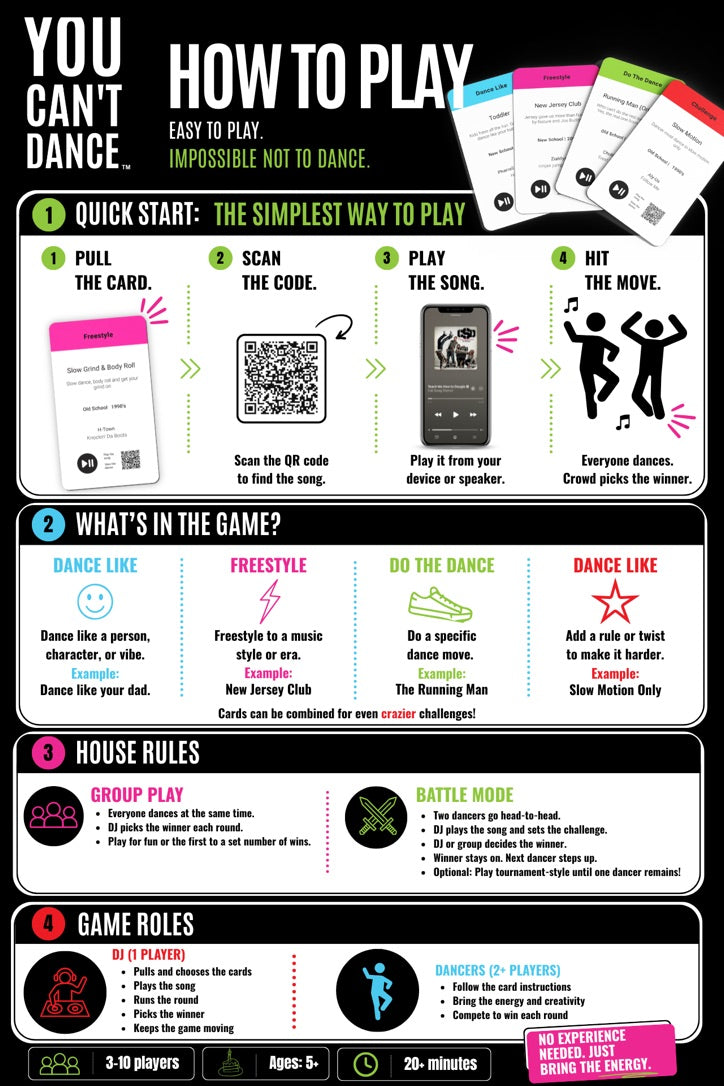 You Can't Dance: The Game
